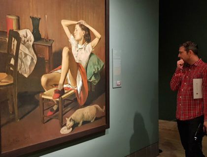 therese sonando, escandalo de balthus, exposiciones museo thyssen