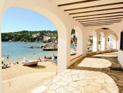 calella palafrugel, playas de Costa brava, viaje con amigas