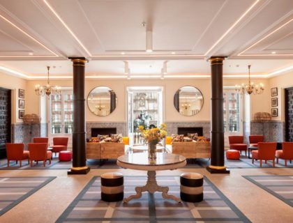 salon de columnas, hotel plaza mayor madrid