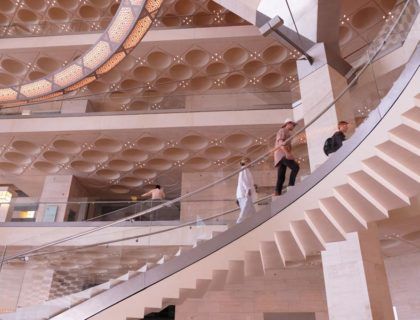 museo arte islamico, arquitectura moderna doha