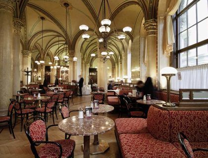 cafe central, ruta de freud en viena