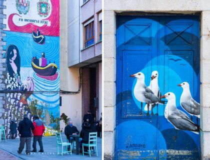 murales en santona ruta arte urbano