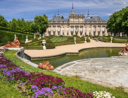 palacio y jardine de la granja en segovia