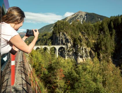 Suiza en tren