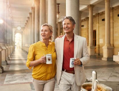 agua termal de Karlovy Vary