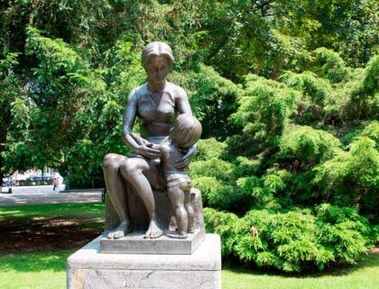 Estatua en el Parque de San Francisco.