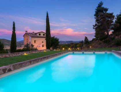Piscina del hotel Torre del Marqués.