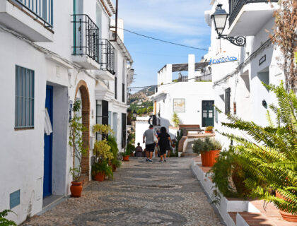Calle del Barrio Alto de Frigiliana.