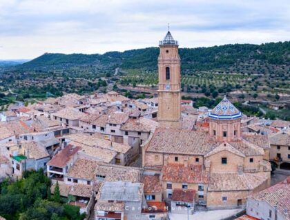 Panorámica del Pueblo de Belmonte de San José.