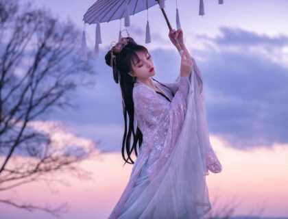 Vestimenta tradicional Hanfu.