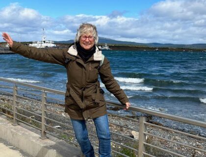 Sania Jelic continúa su viaje en Patagonia.