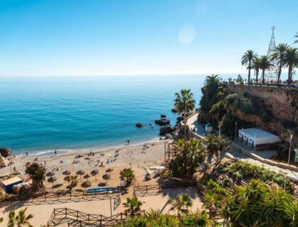 Playa de Calahonda, en Nerja.