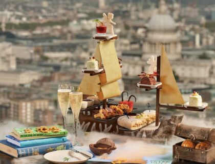 Menú Peter Pan para tomar el té en el restaurante Aqua Shard.