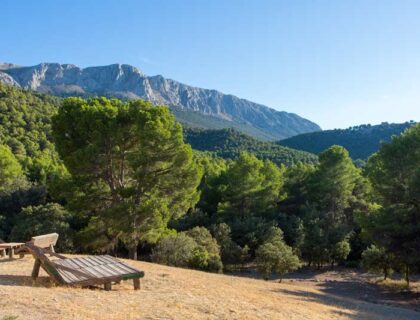 Mirador en el Parque Natural Sierra-María Los Vélez en Almería