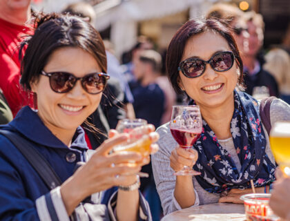 Mujeres en la Belgian Beer Weekend.