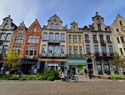 Casas típicas flamencas en Malinas.