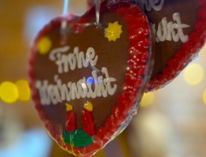 Corazones de jengibre, muy típicos en Centroeuropa.