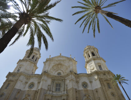 Fachada de la Catedral de Cádiz.