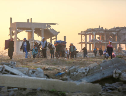 Durante el alto el fuego de finales de enero de 2025, decenas de miles de palestinos regresaron al norte de Gaza por primera vez en casi año y medio.